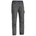 Bisley BPC6475_BCCG - 100% Cotton Charcoal X Airflow Ripstop Engineered Cargo Work Pants